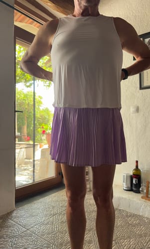 Customer photo review of The Balance Tennis Skirt