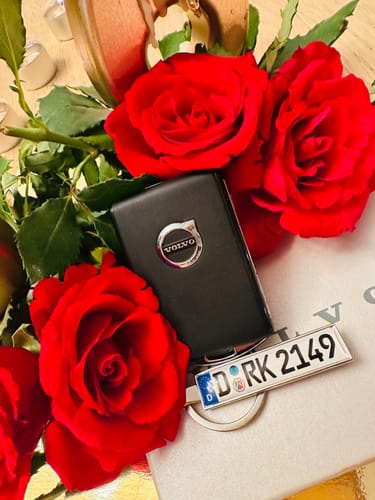 Customer photo review of Kennzeichen Schlüsselanhänger Mini Nummernschild Metall