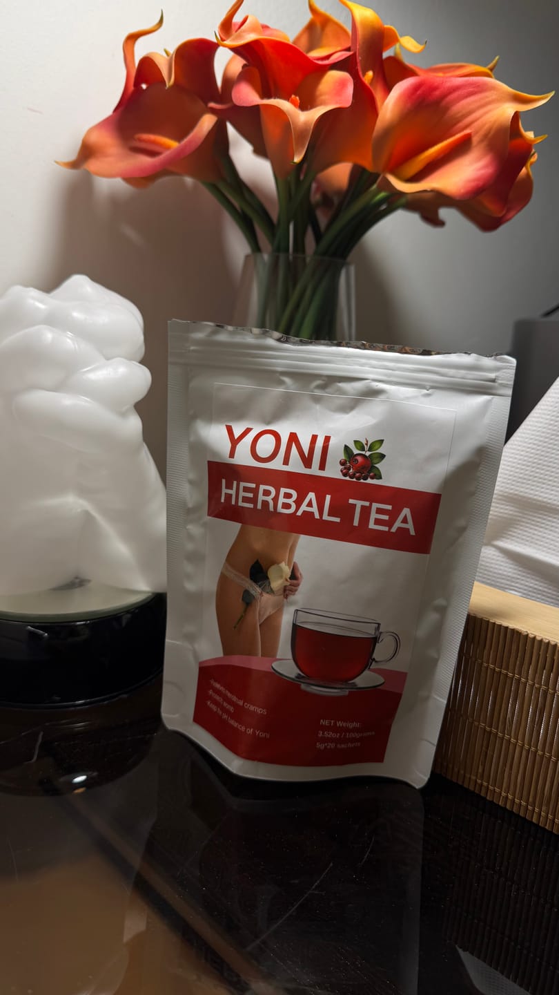Customer photo review of Natural Feminine Tea - Cranberry Extract & Internal Care.