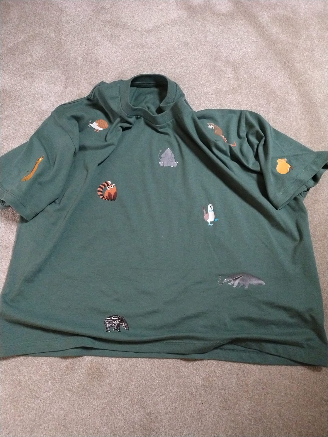 Customer photo review of Animal Parade Party T-shirt