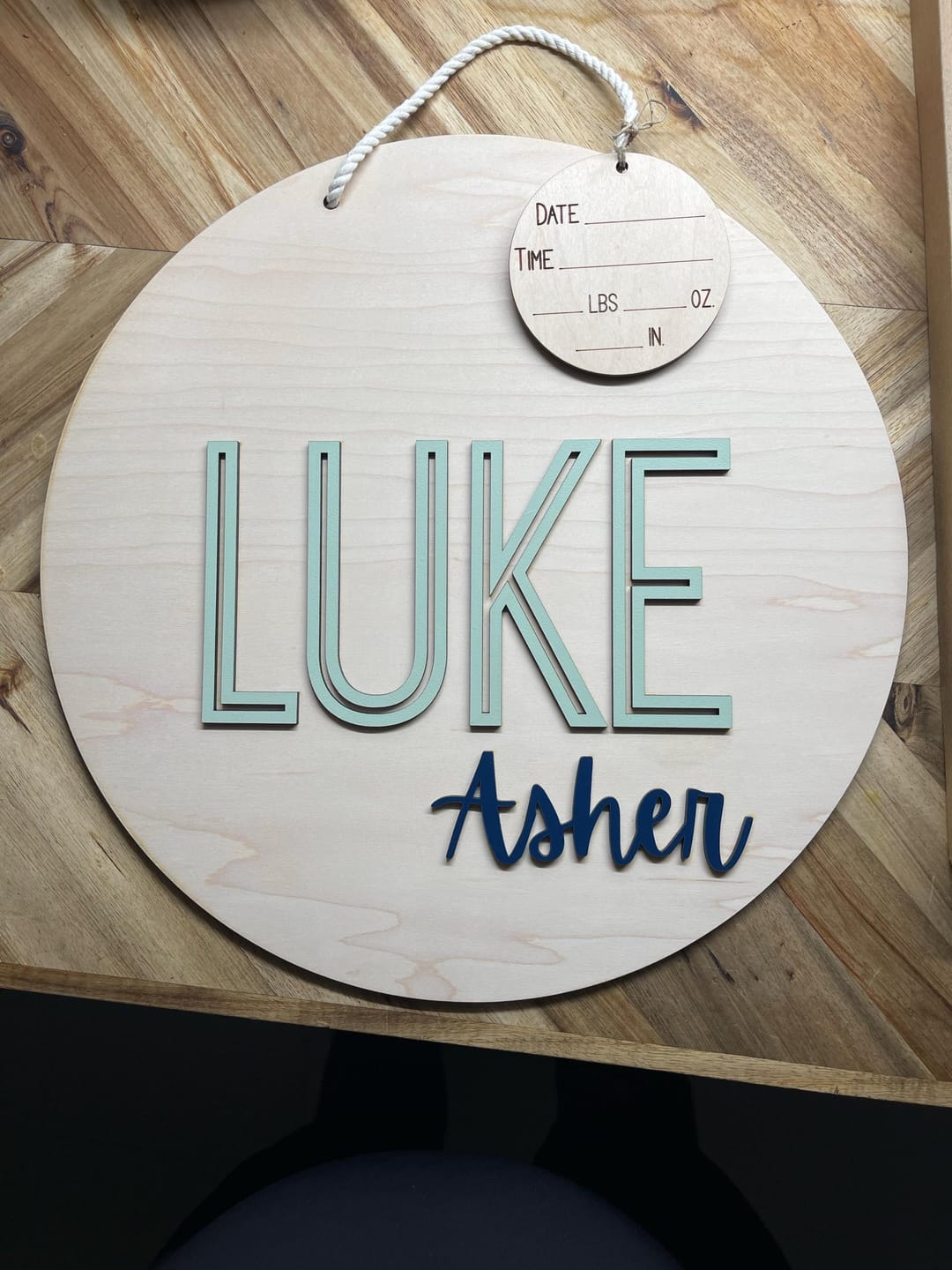 Customer photo review of Hospital Door Hanger - Lucas Blake