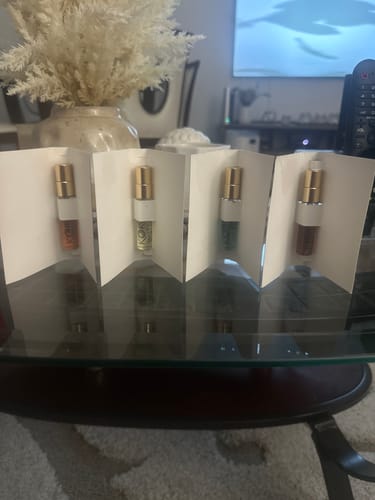 Customer photo review of Perfume Sample Set - 4 PCS