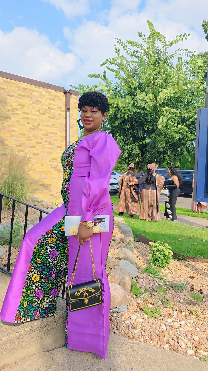 Customer photo review of Nia Jumpsuit|Blue