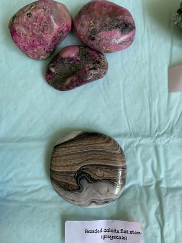 Customer photo review of Tumbled Cobaltoan Calcite for Positive Outlook