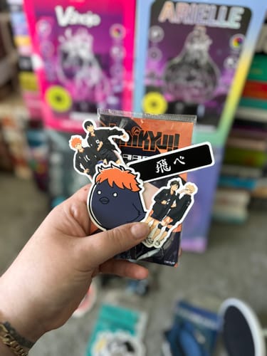 Customer photo review of Karasuno Sticker Pack (Haikyu)