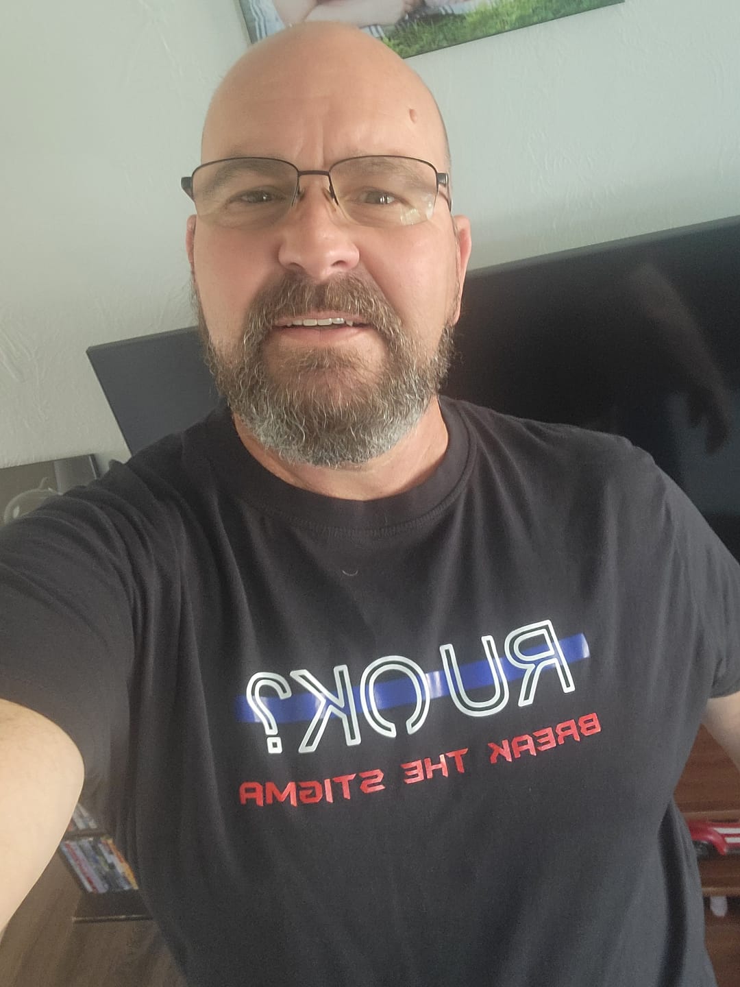 Customer photo review of Stigma-Breaking Unisex Tee