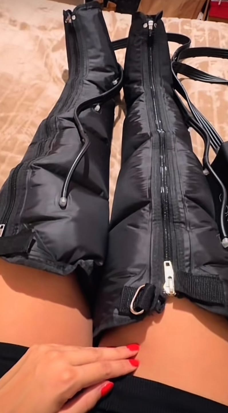 Customer photo review of Bottes de Pressothérapie Novaa® Pro - Massage à compression d'air