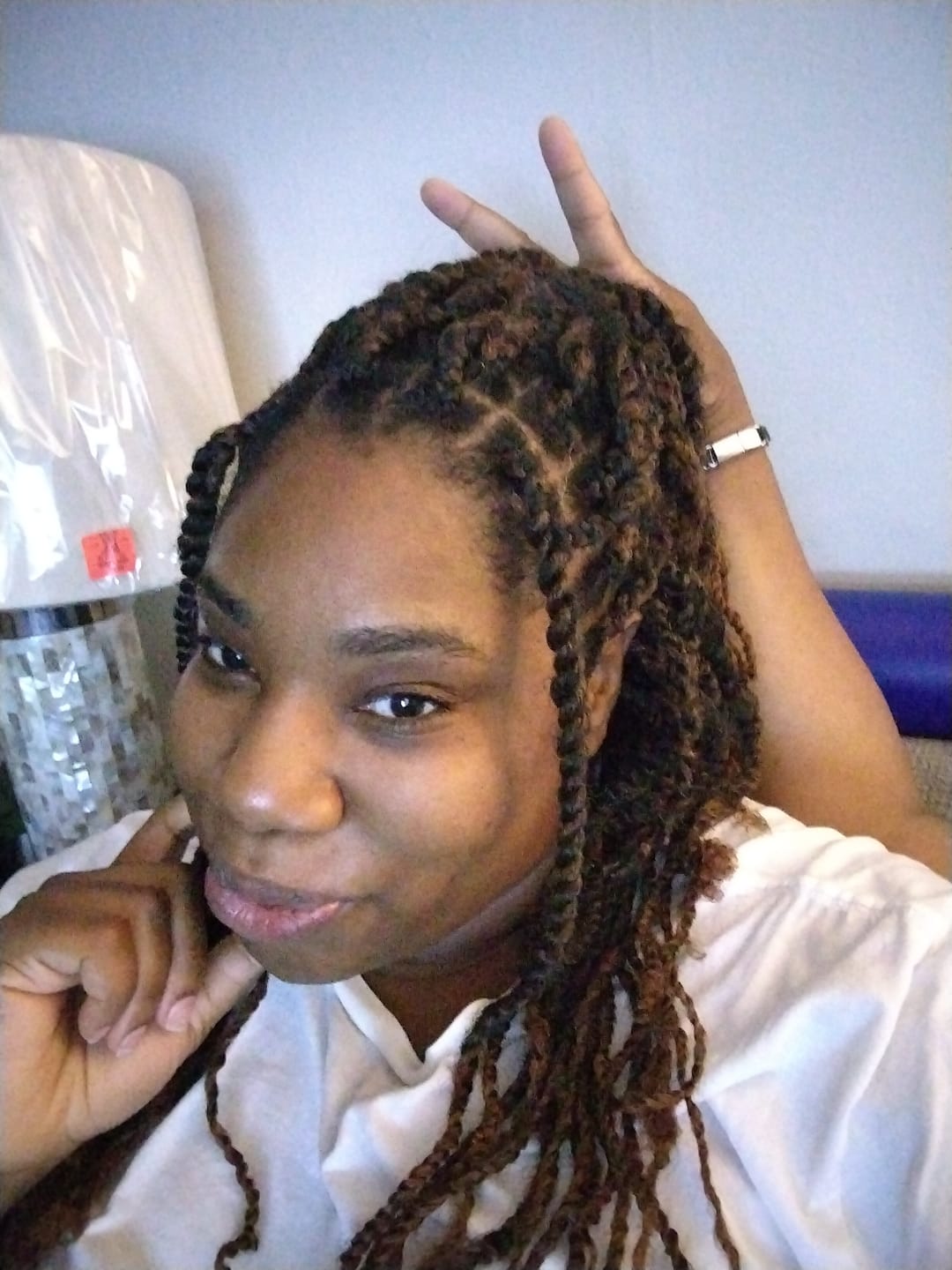 Customer photo review of Outre Synthetic Braid - X PRESSION TWISTED UP 3X SPRINGY AFRO TWIST 24
