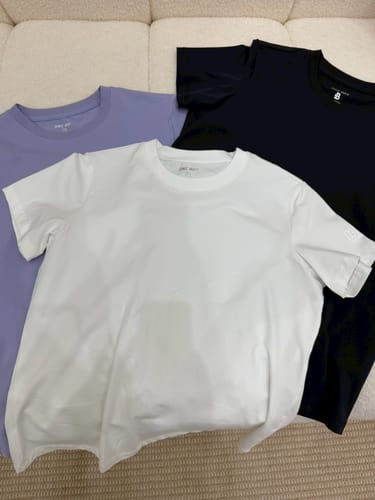 Customer photo review of 透氣吸濕柔軟滑順祕魯棉冰棉T恤2.0