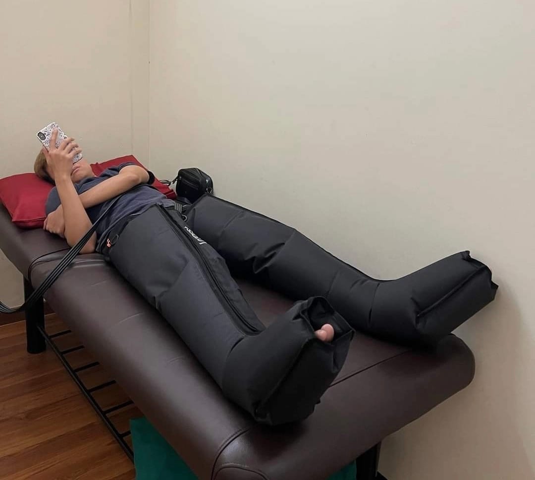Customer photo review of Bottes de Pressothérapie Novaa® Pro - Massage à compression d'air