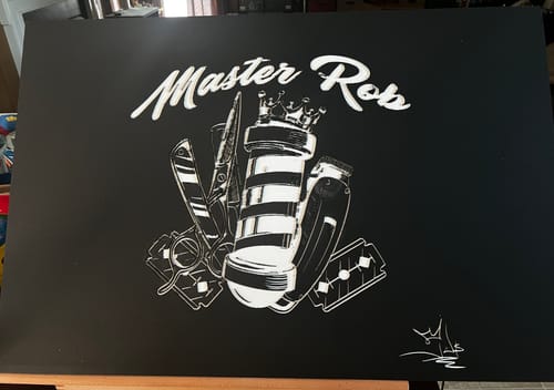 Customer photo review of ColorCore HDPE Plastic - Premium Multi-Layer Engravable Sheets