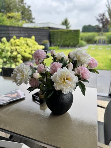 Fotorecensie van een klant over Zijden Pioenrozen - Roze