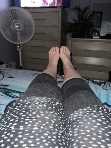 Customer photo review of Premium Bamboo Knee Sleeve