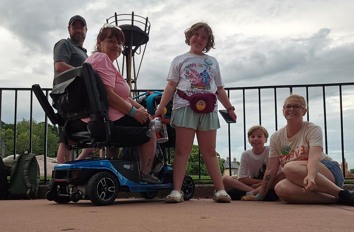Customer photo review of Multiday Rental 3 Wheel 400 Pound Rated Scooter