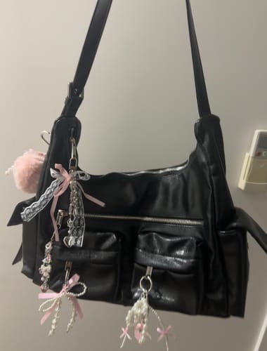 Customer photo review of SAMO ONDOH - pocket mug bag L Goat Black