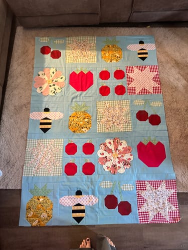 Customer photo review of Summer Sugar Quilt Pattern | Digital PDF Pattern