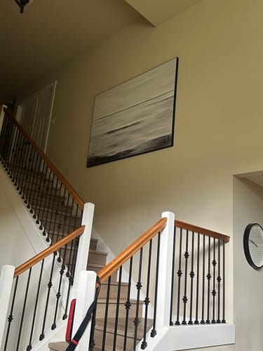 Customer photo review of Abstract Painting Canvas #AP206