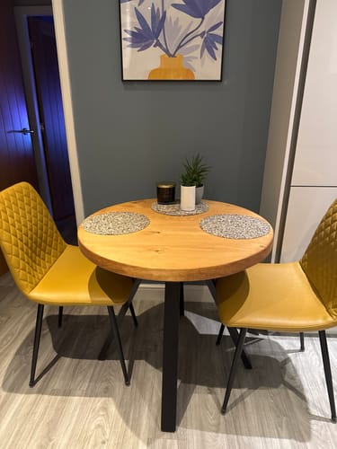 Customer photo review of Round Dining Table