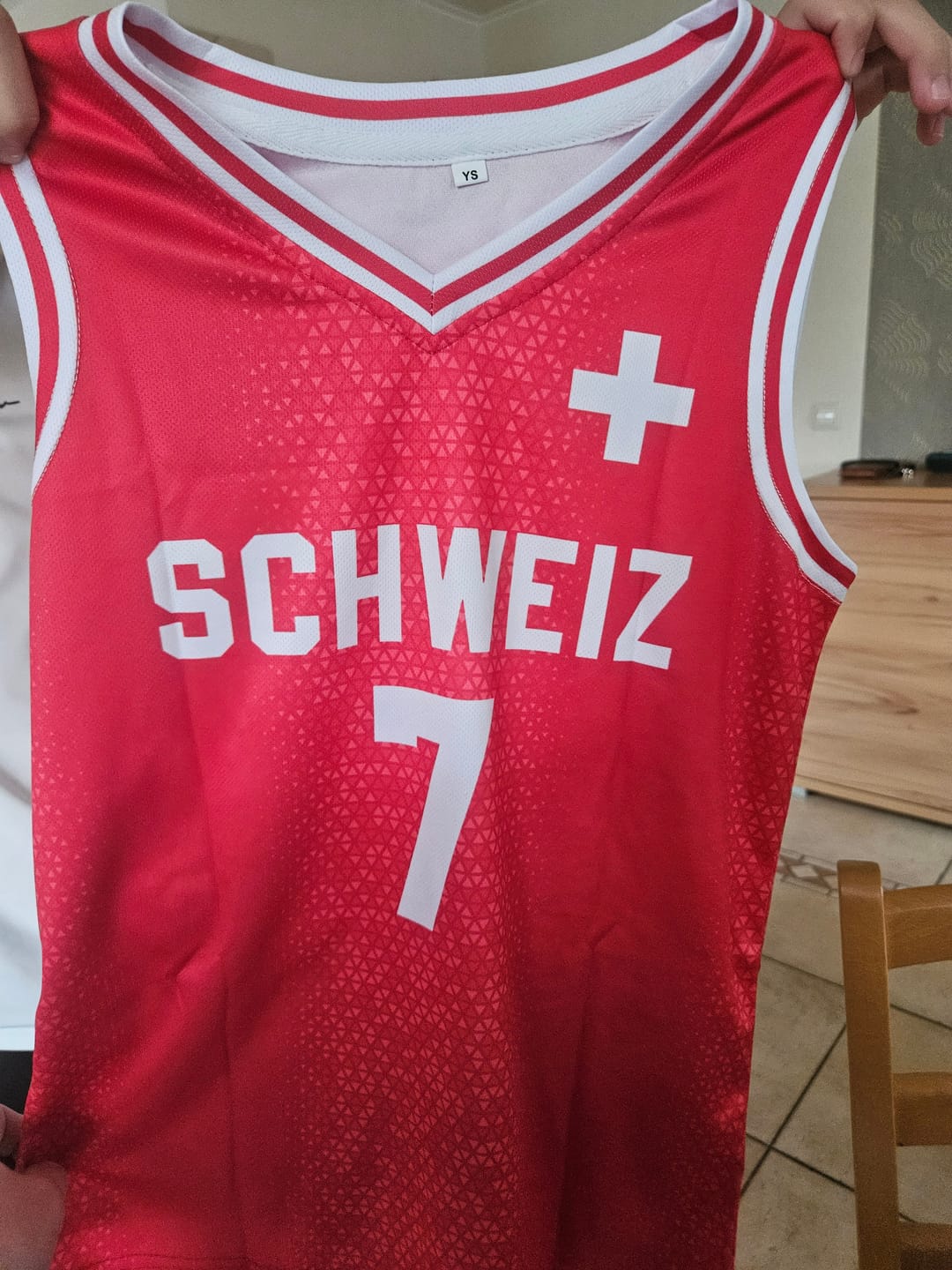 Customer photo review of Benutzerdefinierter Basketball Jersey Uniform Anzug für Männer Frauen Mädchen Jungen gedruckt Ihr Logo Name Nummer