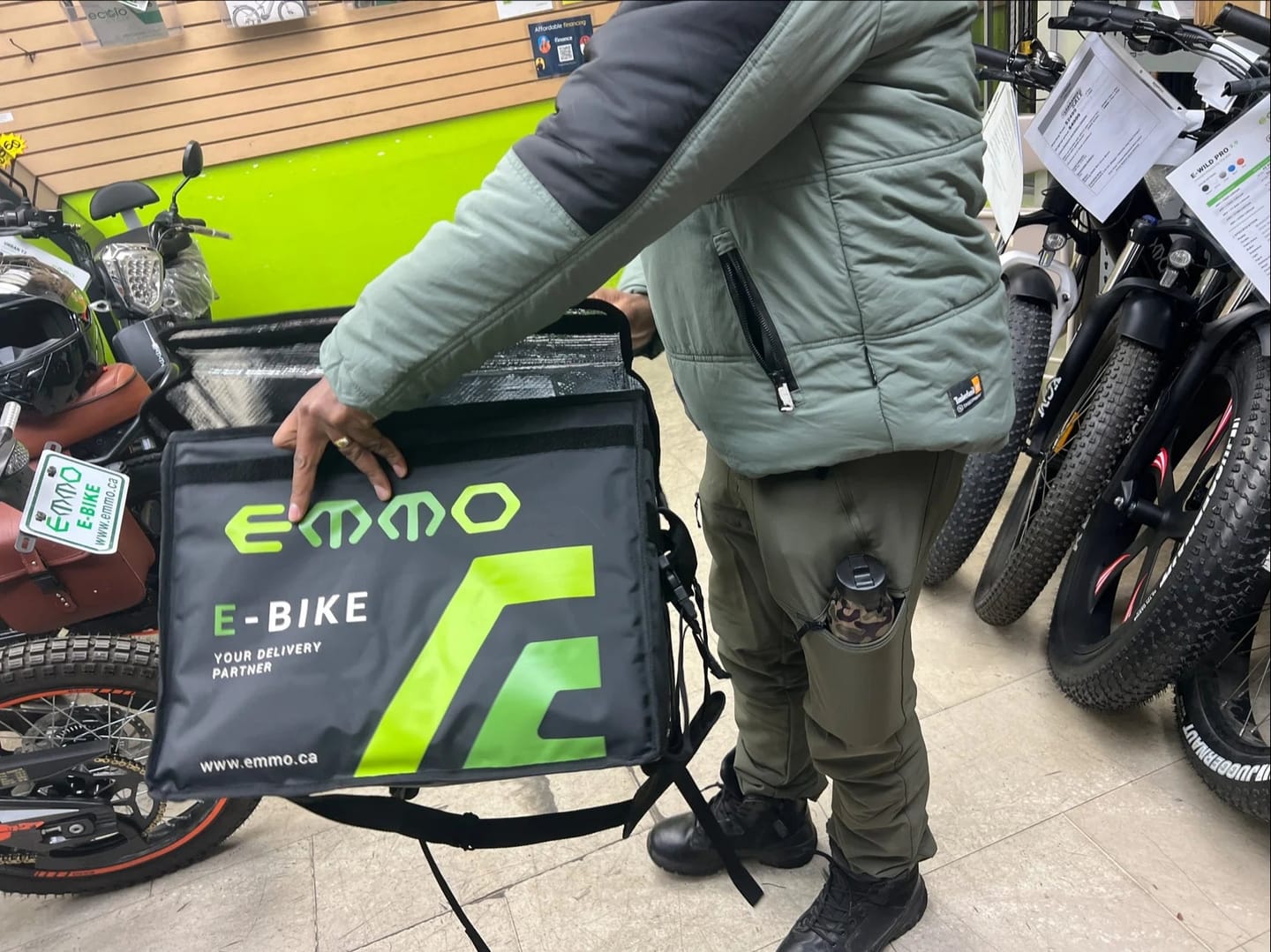 Customer photo review of EMMO Delivery Bag