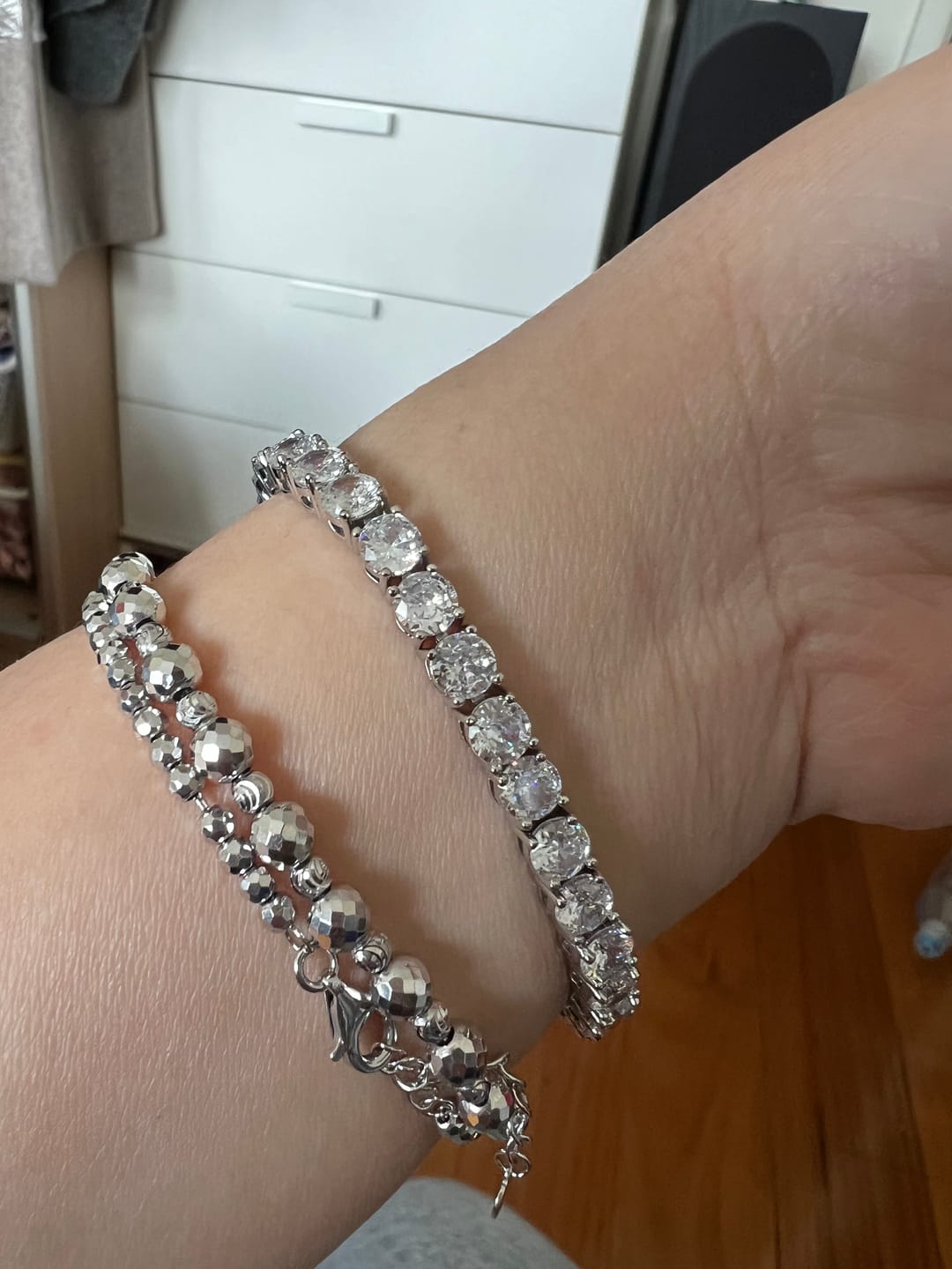 Customer photo review of Classic Shining Tennis Bracelet