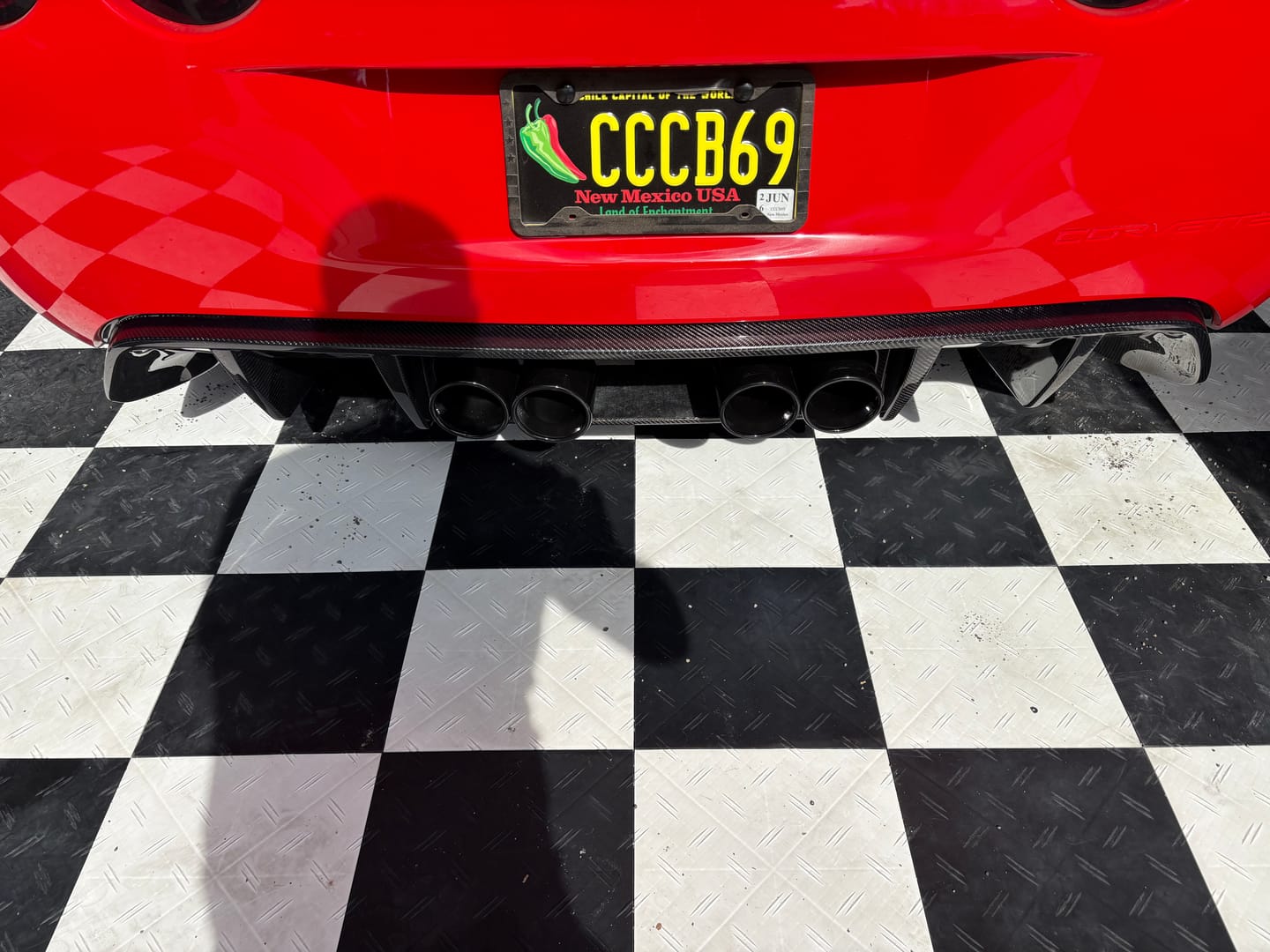 Customer photo review of 2005-13 Corvette C6 Rear Bumper Diffuser