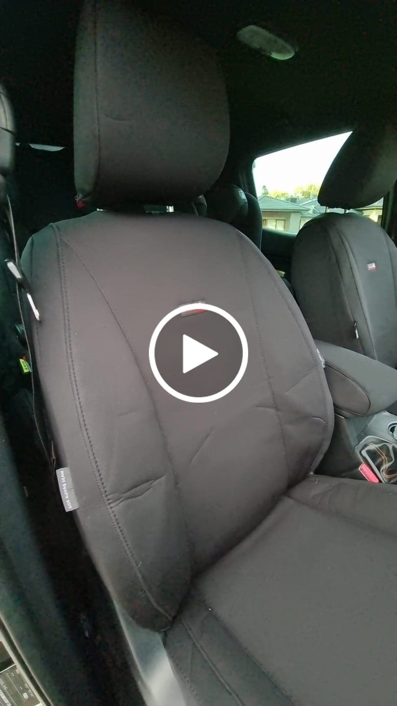 Customer video review of Sharkskin Front Seat Covers for Ford Ranger (June/2015-ON)
