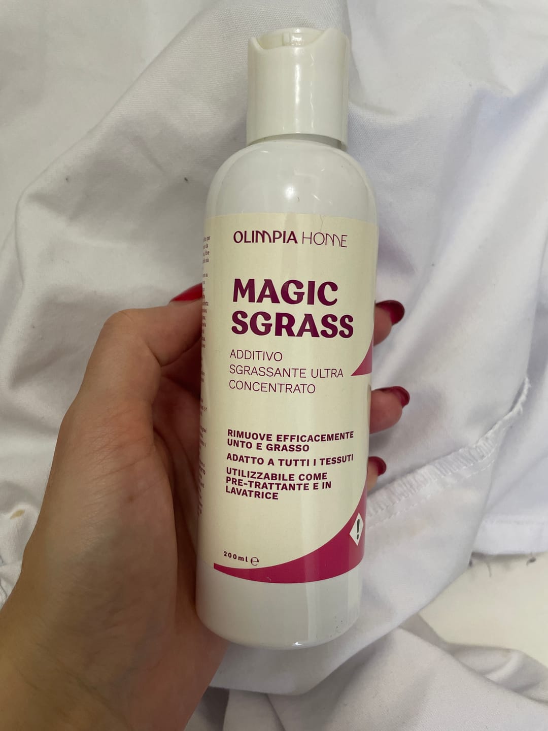 Customer photo review of Magic Sgrass - Additivo Sgrassante Ultraconcentrato Ml.200