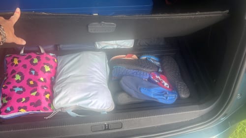 Customer photo review of Compression Packing Cubes