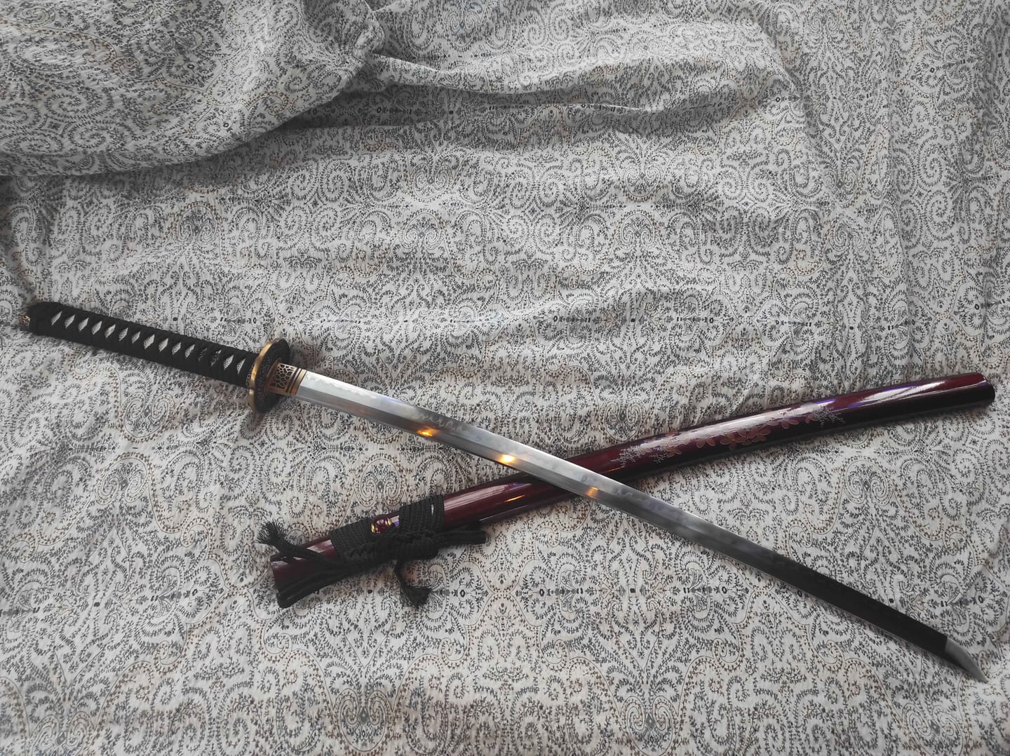 Customer photo review of Floral katana