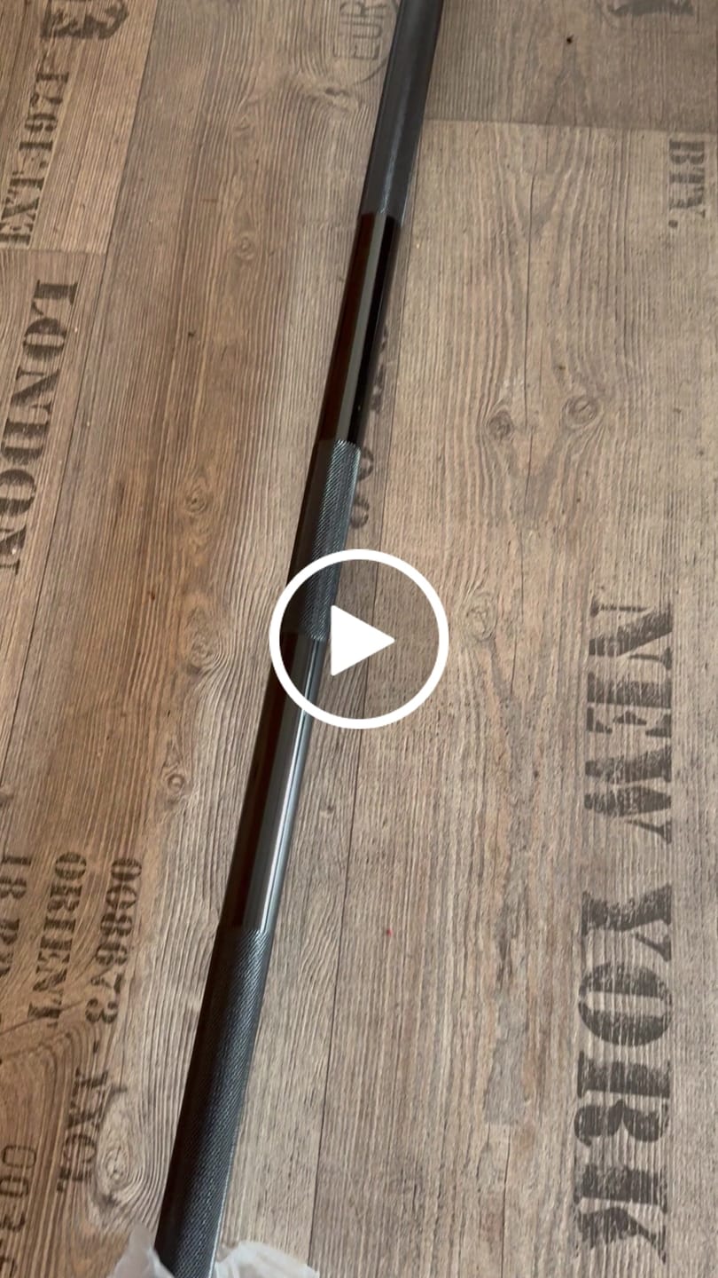 Customer video review of Bastard Power Bar With Black Chrome Shaft & Bronze Bushings
