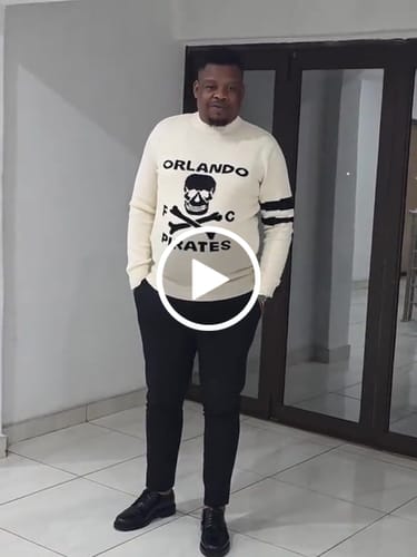 undefined review of Orlando Pirates Xbone Crew Knit LS Jersey-Ivory image 1 out of 1