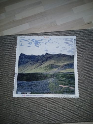 Kundenbewertung mit Foto zu Diamond Painting eigenes Bild