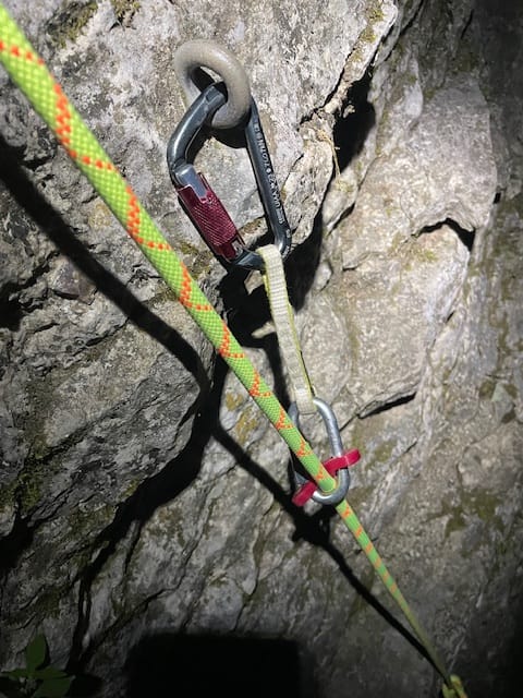 Customer photo review of Quicklink "Slide-Cinch" - Lead Rope Solo Anchor Tensioner