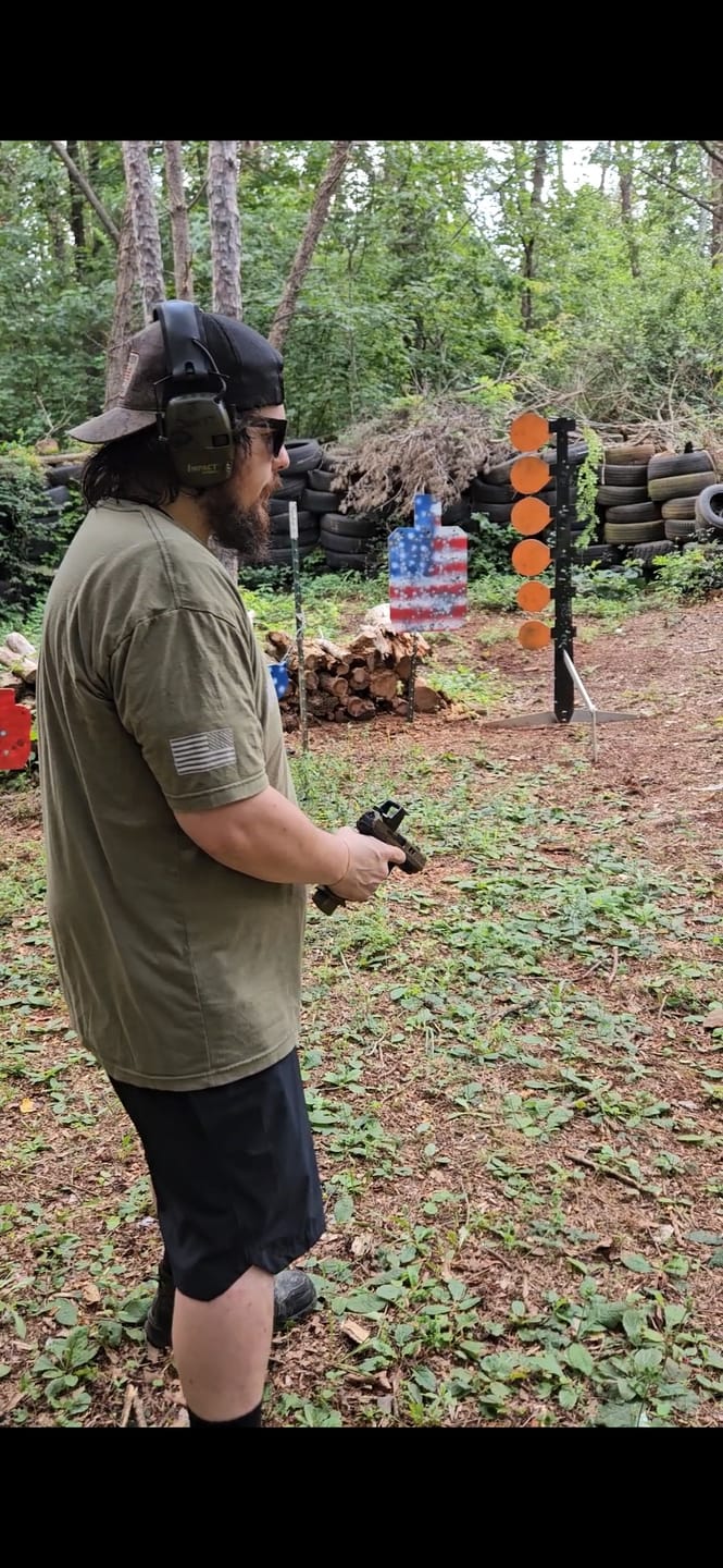 Customer photo review of Dueling Tree Target