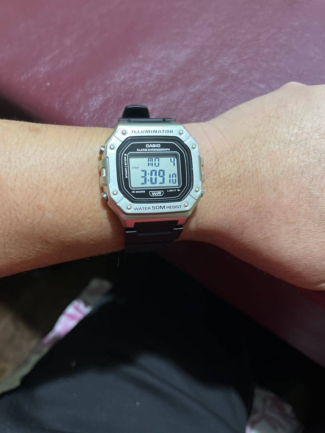 Customer photo review of Reloj Casio Vintage W-218HM-7AV Plateado