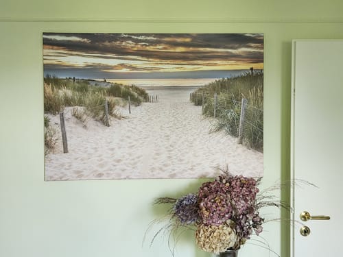 Customer photo review of Leinwandbild | Dünen am Nordseestrand No.2 | Querformat