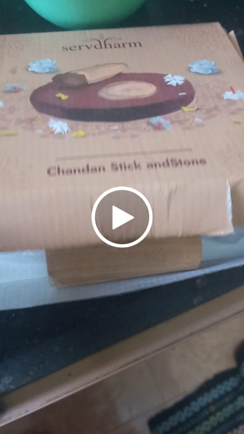 Customer video review of Chandan Stick and Stone | Pure Sandalwood Stick, 6" Rubbing Stone