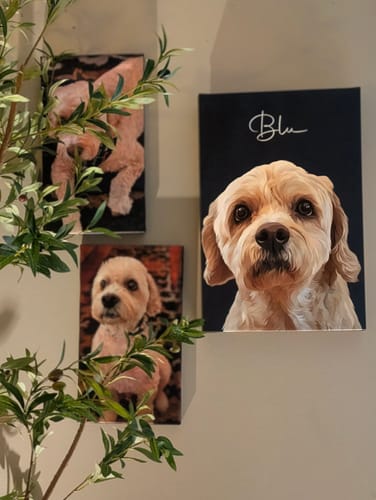 Customer photo review of Pet Art Canvas Wrap