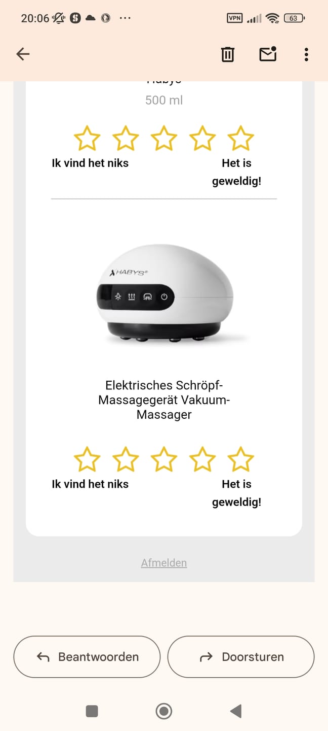 Customer photo review of Elektrisches Schröpf-Massagegerät Vakuum-Massager