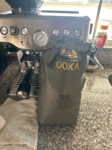 Customer photo review of Hacienda Doka Natural Process Coffee