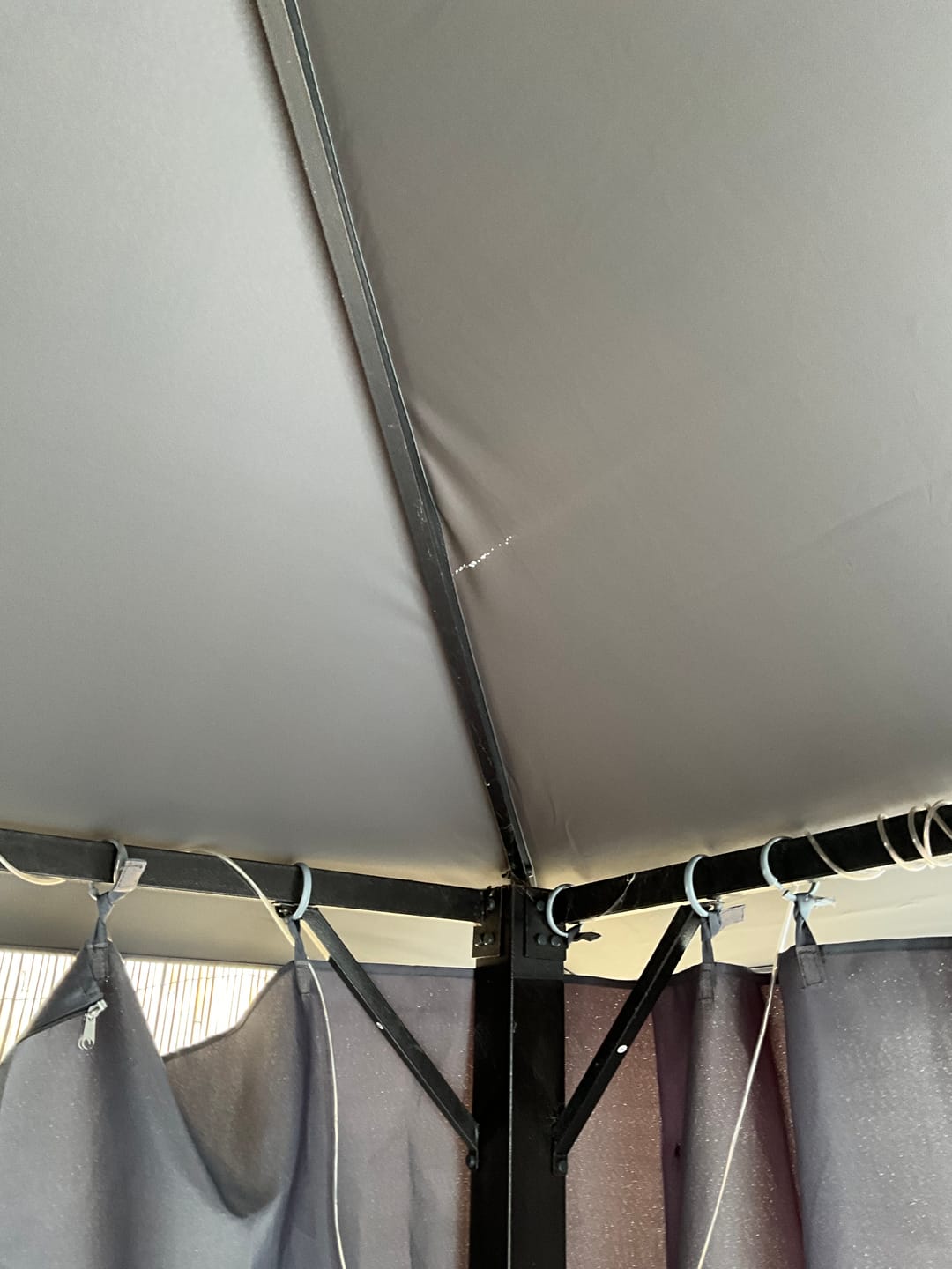 Customer photo review of Vintage Gazebo Canopy
