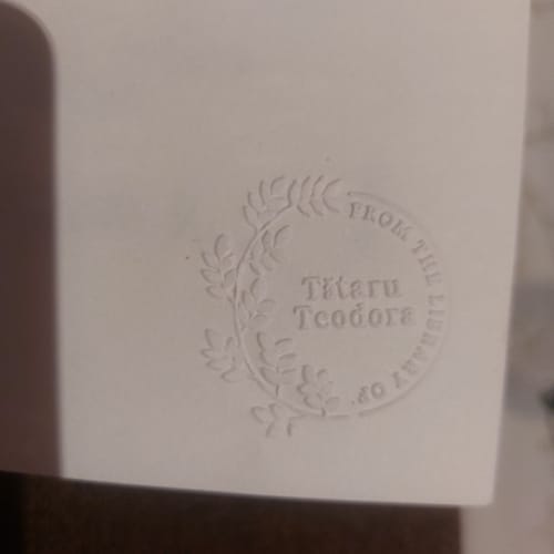 Customer photo review of 50 Golden Seal Sticker