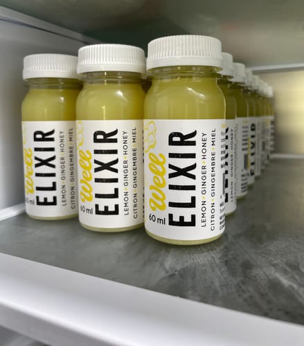 Customer photo review of Lemon + Ginger + Honey Elixir Box - 24 Pack