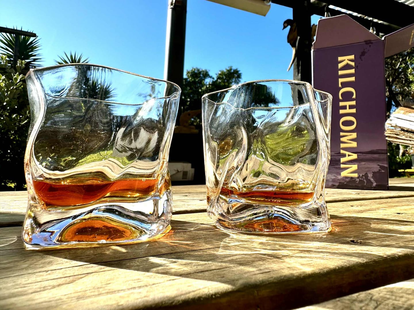 Customer photo review of M&B Whisky Wave Glass Set