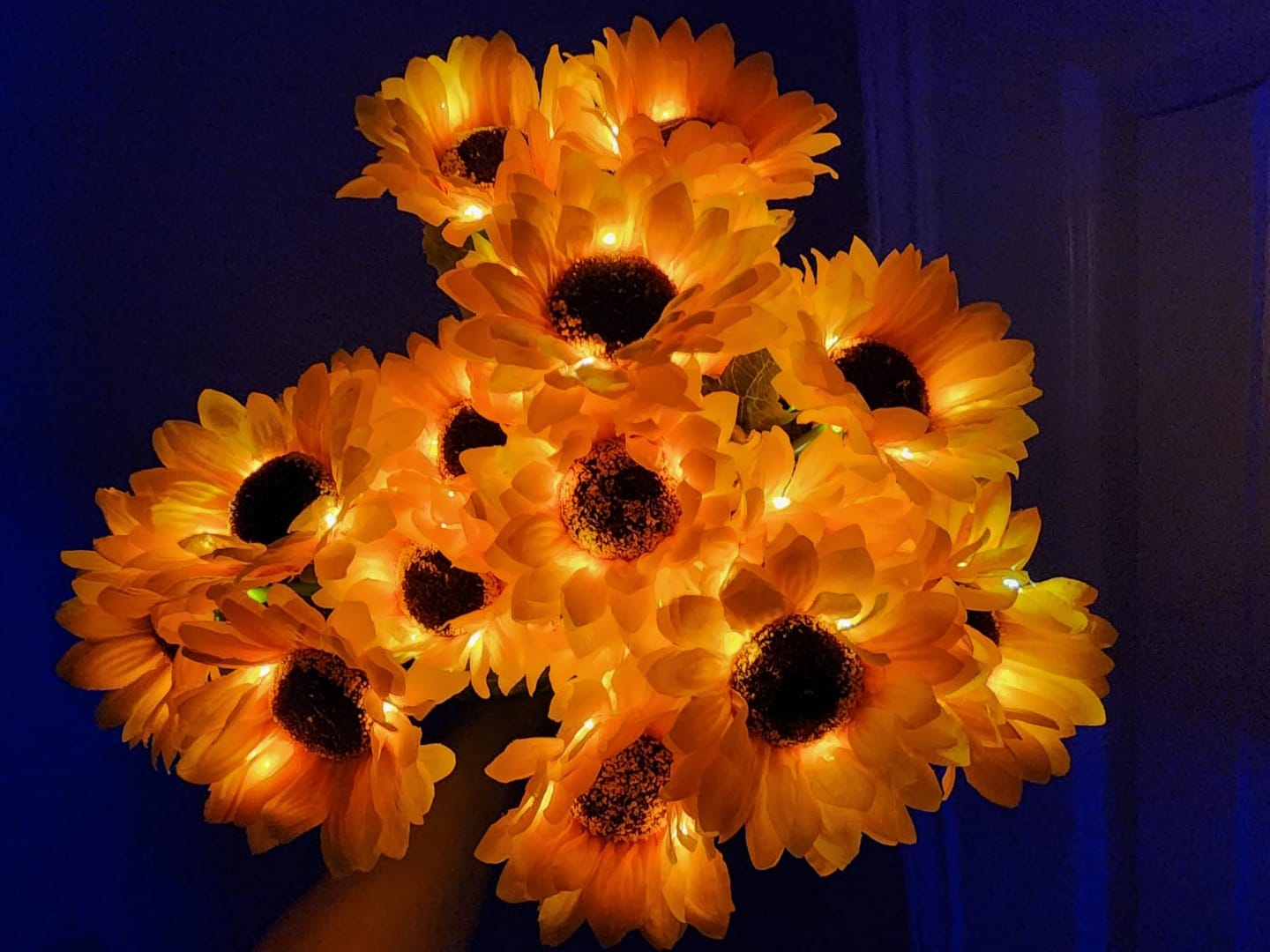Customer photo review of GardenMate™ - Solar Sunflower LED Lights