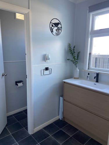 Customer photo review of Fantail & Tui Wall Art Set