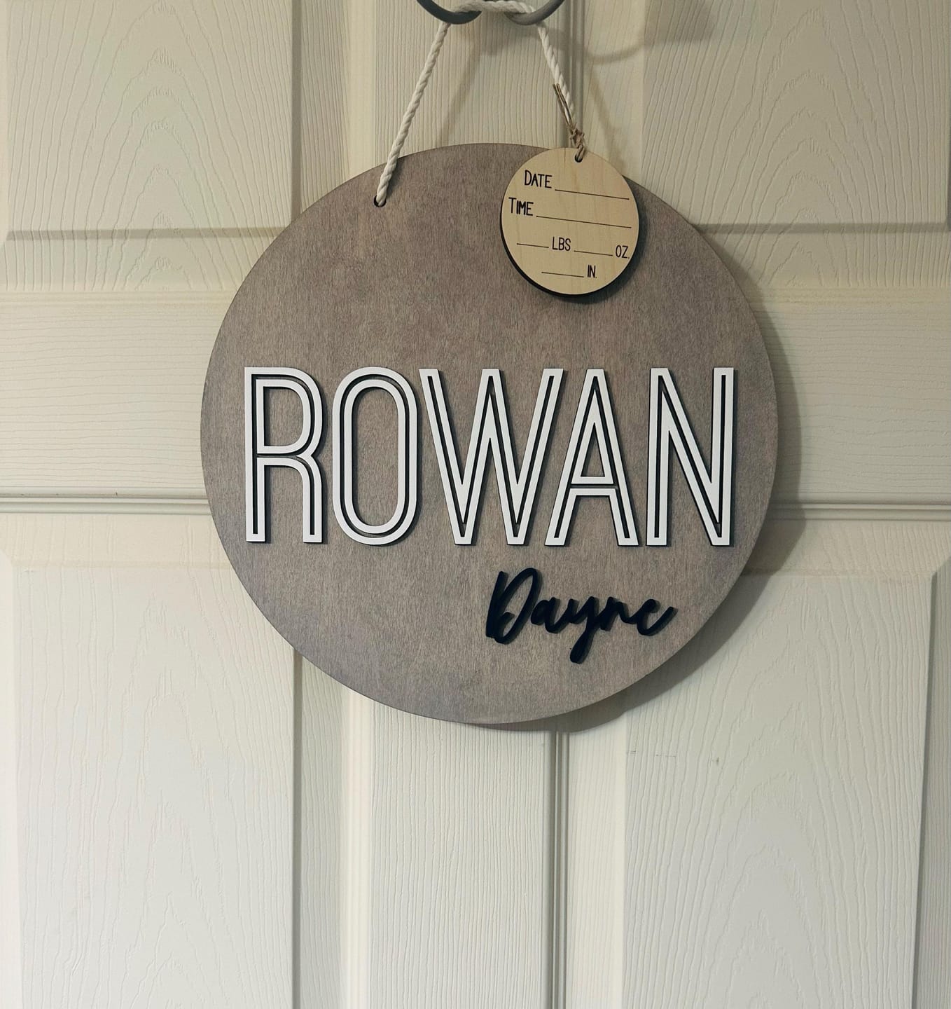 Customer photo review of Hospital Door Hanger - Lucas Blake