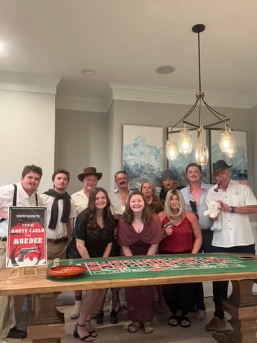 Customer photo review of James Bond Spy Murder Mystery Host Your Own Game Kit