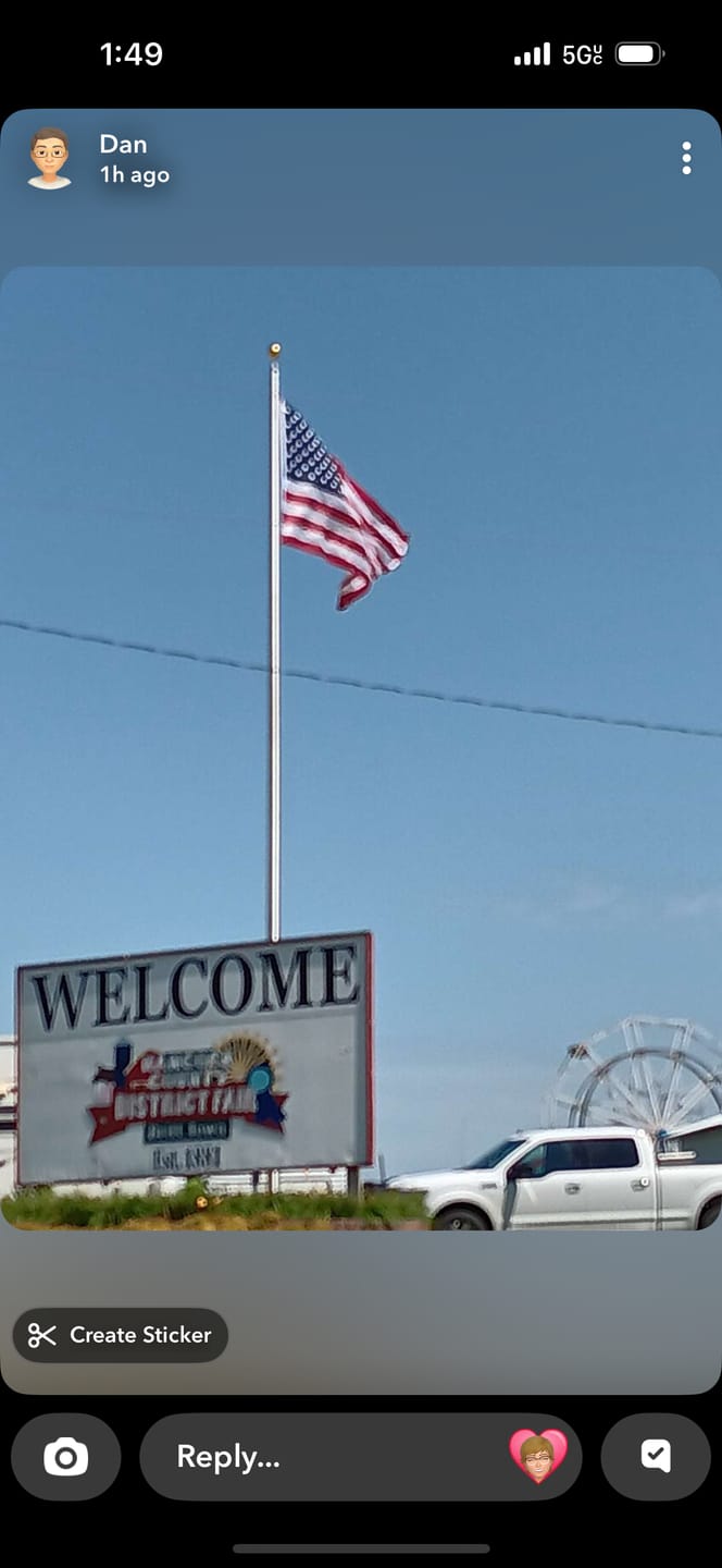 Customer photo review of 35 ft. Commercial Flagpole with External Rope Halyard Rated at 91 mph